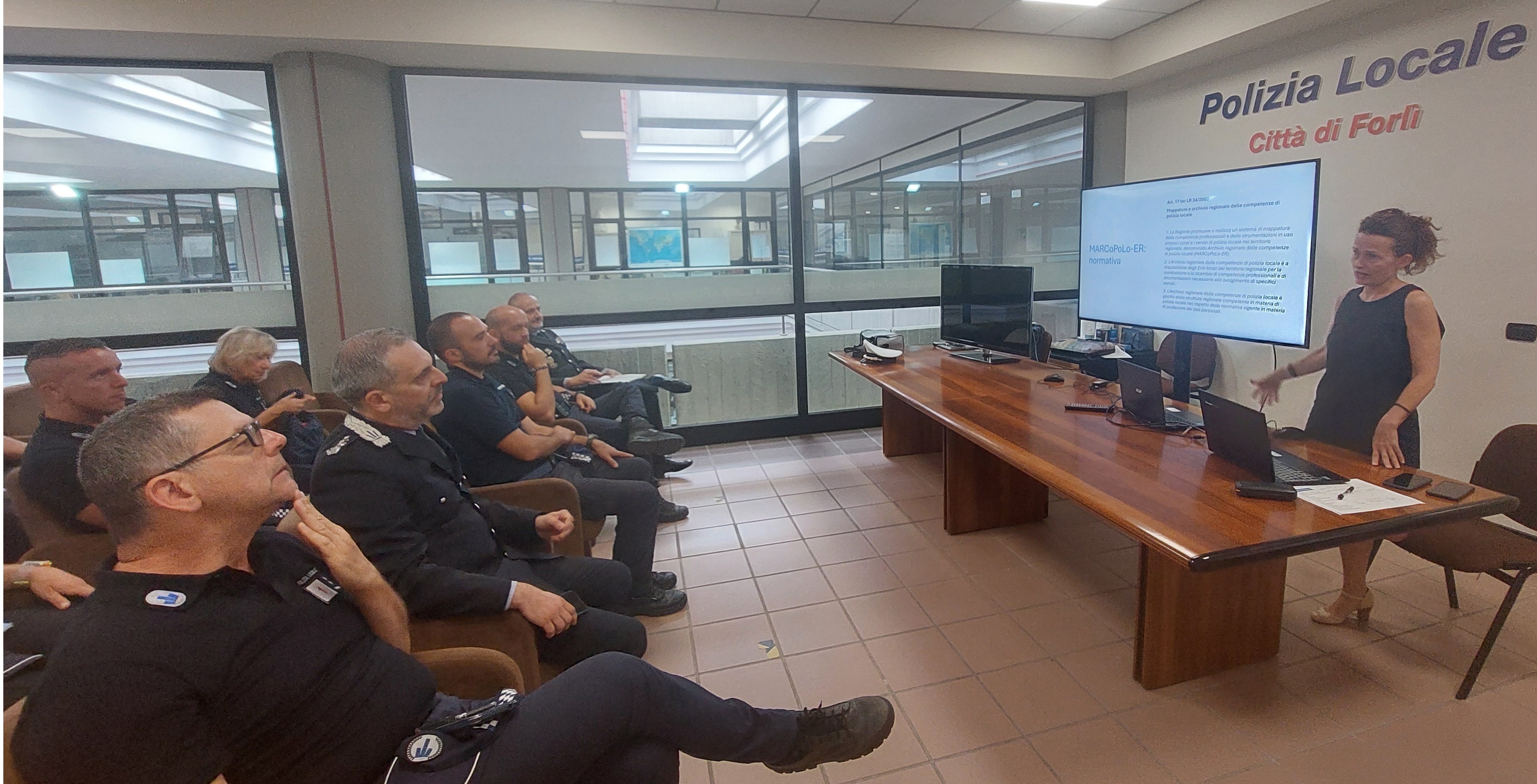 presentazione al comando di Forlì