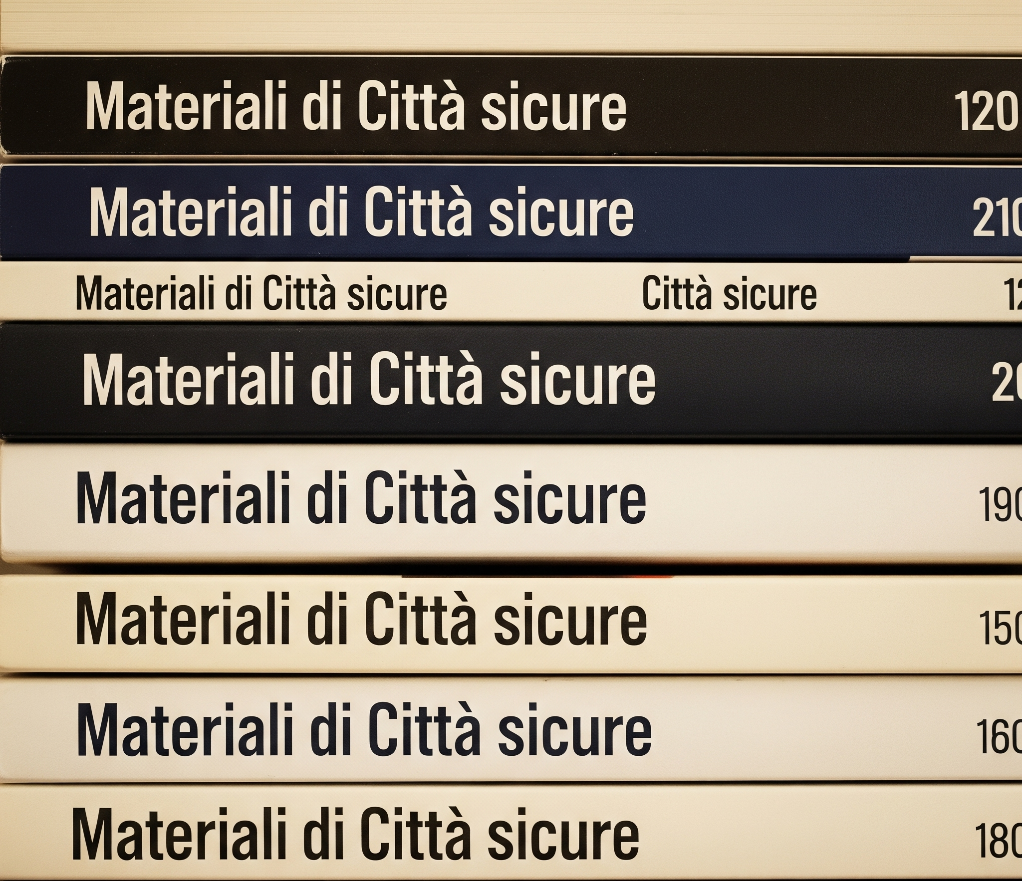Vai alla sezione "Materiali di città sicure"