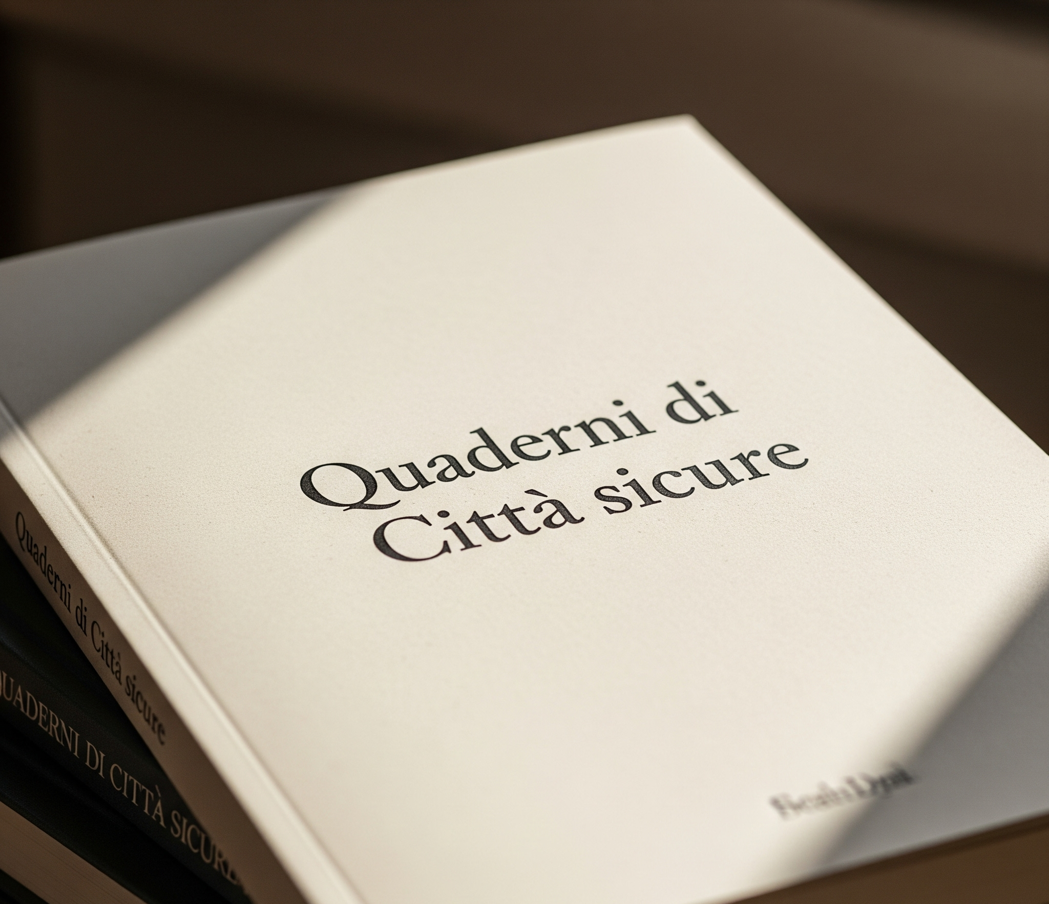 Vai alla sezione "Quaderni di città sicure"